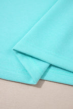 Bow Front Bracelet Sleeve Collared Pocketed Mini Dress