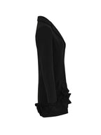 Blazer Dress with Ruffle Trim
