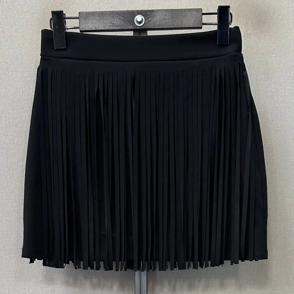 Fringed Short Skirt