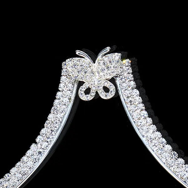 Rhinestone Butterfly Shaped Body Chain