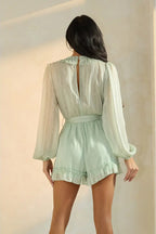 Ruffle Detail Romper