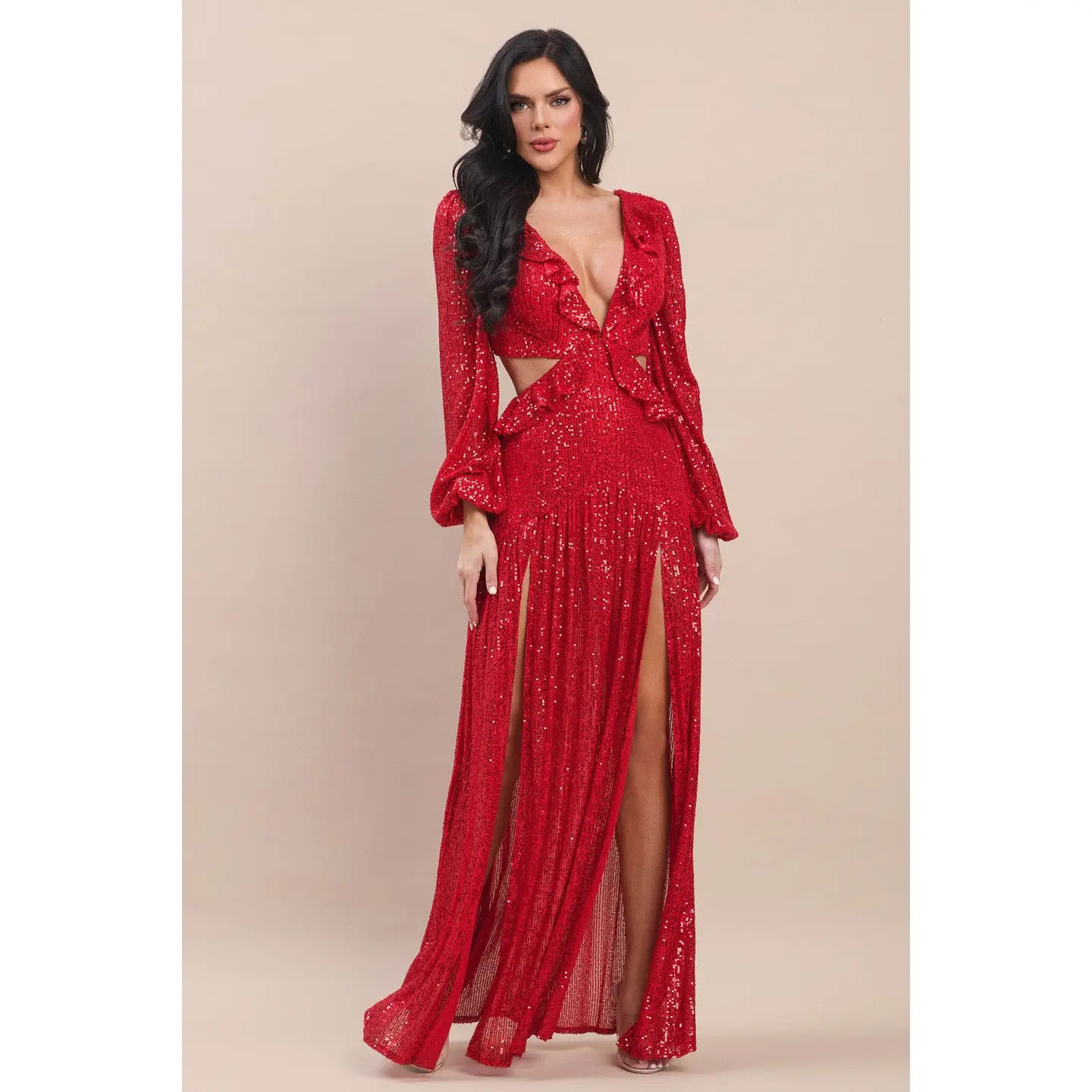 Sequins Evening Dress