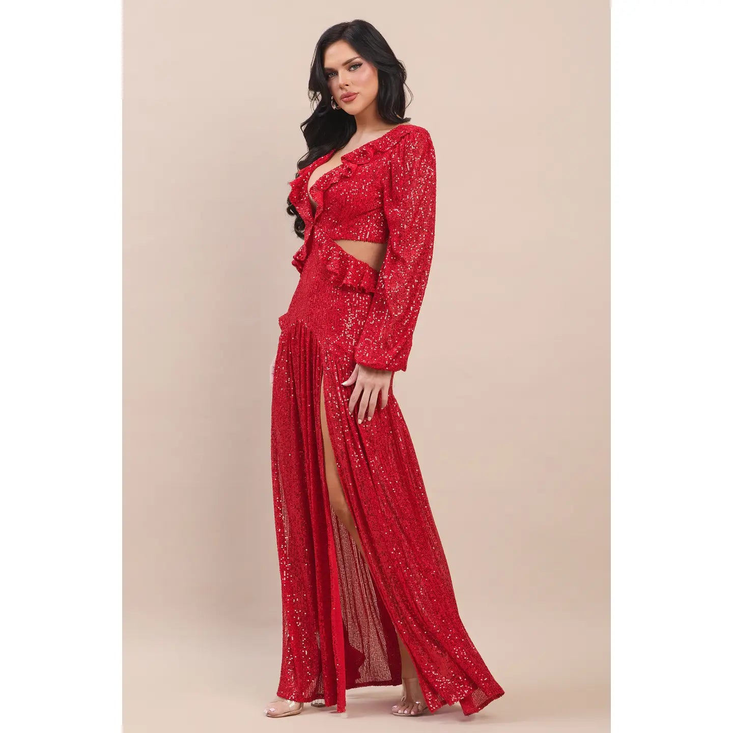 Sequins Evening Dress