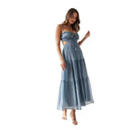 Mid CutOut Patchwork Maxi Dress