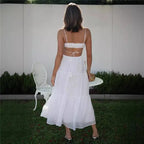 Mid CutOut Patchwork Maxi Dress